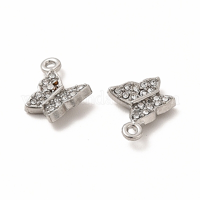 Хирургическая нержавеющая сталь 316 с подвесками из хрустальных страз STAS-G305-05P-1