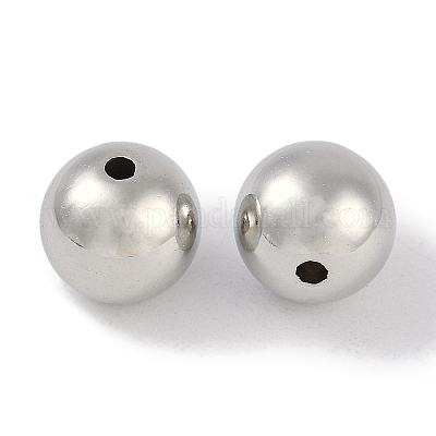 Пластиковые круглые бусины ccb ALUM-U001-08C-07-1