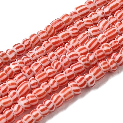 Бусы лэмпворк ручной работы&nbsp;BLOW-K001-01A-15-1