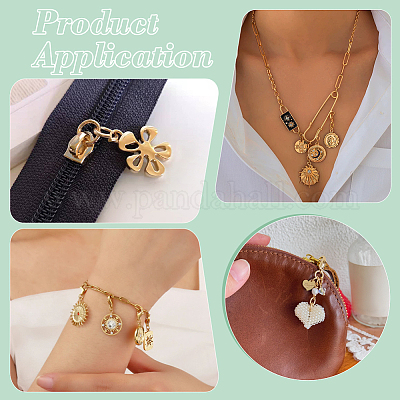 40 шт. 20 стиля подвесные украшения из цветочного сплава HJEW-PH02114-1