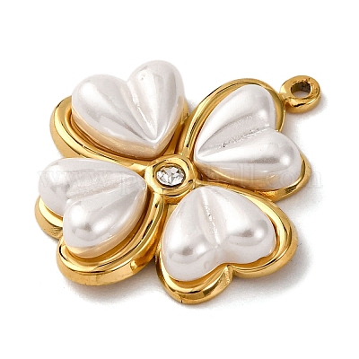 Подвески из нержавеющей стали 304 со стразами STAS-L299-03G-1