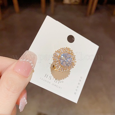 Специальные латунные кольца с кубическим цирконием FS-WG96586-01-1