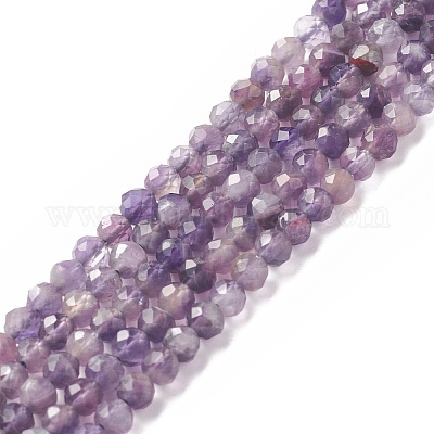 Natürlichen Amethyst Perlen Stränge&nbsp;G-G989-A02-1