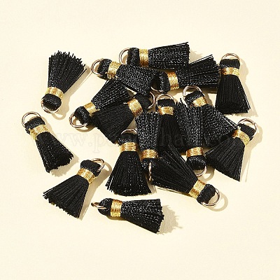 20 шт. украшения из поликоттона (полиэстер-хлопка) ручной работы в виде кисточек FIND-FS0003-27M-1