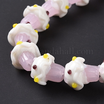 Гриб ручной Lampwork бисер пряди X1-LAMP-G150-03A-02-1