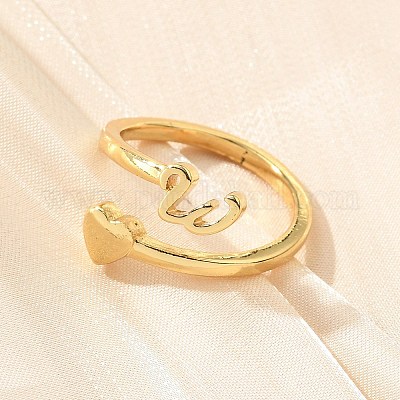 Латунные манжеты для женщин RJEW-U044-W-1