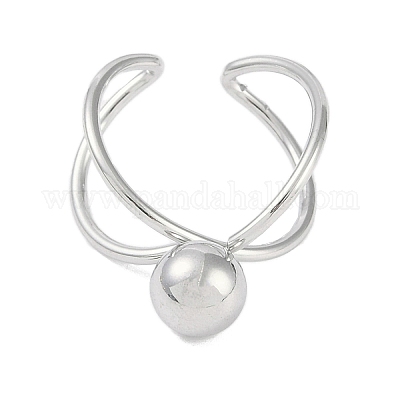 Кольцо-манжета круглое открытое из нержавеющей стали марки 304 RJEW-C097-06P-1