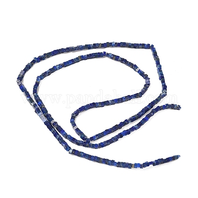 Natürlicher Lapislazuli Perlenstränge&nbsp;G-G271-G07-1x1.5mm-1