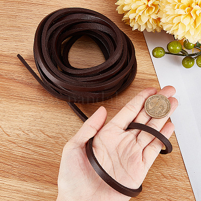 Плоский шнур из воловьей кожи WL-GF0001-10B-03-1