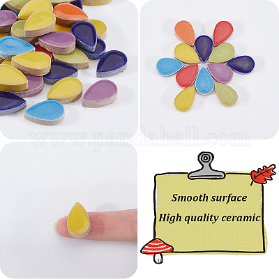 200 г фарфоровых кабошонов&nbsp;PORC-SP0001-02B-1