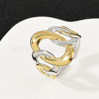 Кольца-манжеты из нержавеющей стали 304 RJEW-H254-05GP-1