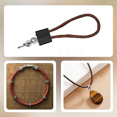 7.5м 3 стиля круглый плетеный кожаный шнур OCOR-AR0001-68-1