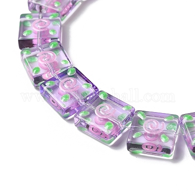 Прозрачные стеклянные бусины LAMP-K037-11H-1