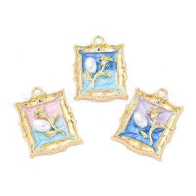 Подвески из эмали и сплава FIND-M060-08G-1