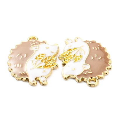 Подвески из эмали и сплава ENAM-D051-17B-G-1