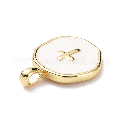 Латунь эмаль подвески KK-G417-01LG-08-1