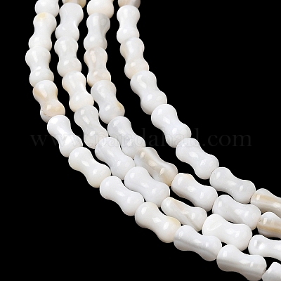 Нити бусин из натуральных пресноводных ракушек&nbsp;SHEL-A006-04A-1