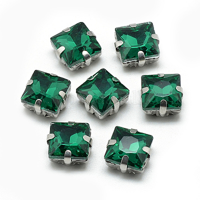 Шить на горный хрусталь RGLA-T037-8x8mm-16-1