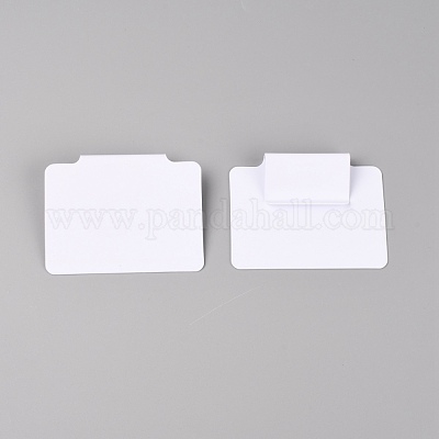 Пластиковый подвесной стираемый зажим для бирки AJEW-WH0231-18-1