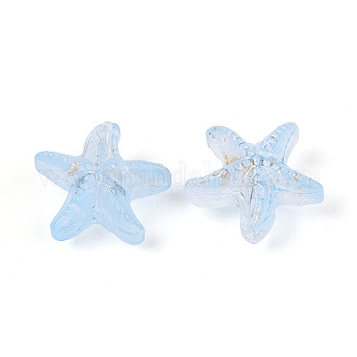 Матовые стеклянные бусины FGLA-T005-01B-1