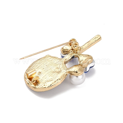 Булавки-лацканы из цинкового сплава со стразами для рюкзака JEWB-D305-03A-G-1