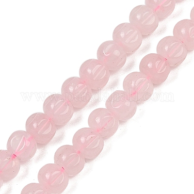 Природного розового кварца нитей бисера G-Z080-B10-8x6mm-1