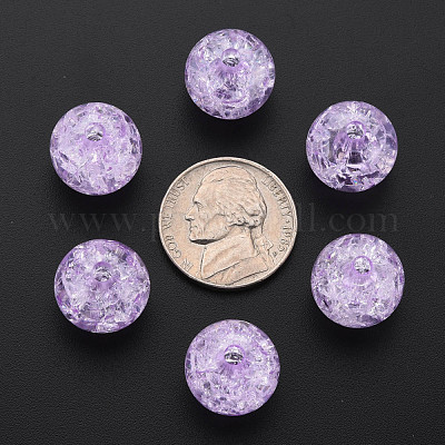 Прозрачных бусин акриловые треск MACR-S373-66B-N15-1