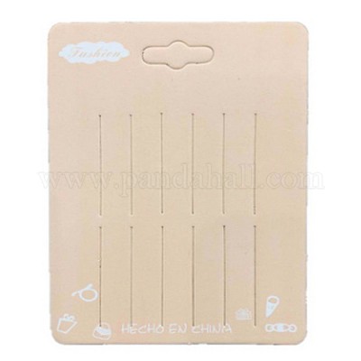 Бумажные резинки для волос дисплей карты&nbsp;LS-DIY-WH0209-41B-1