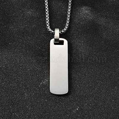 Ожерелья с подвесками из нержавеющей стали 304 NJEW-P329-04E-P-1