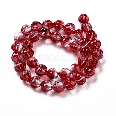 Прозрачные стеклянные бусины GLAA-F114-02B-12-1