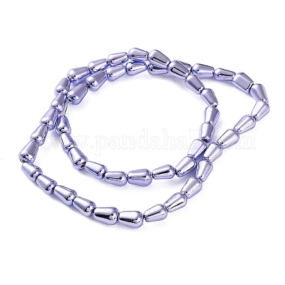 Гальванические нити синтетических магнитных гематитовых бусин G-C248-G01-6x12mm-1