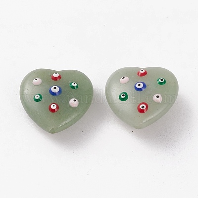 Естественный зеленый бисер авантюрин G-C300-15-1