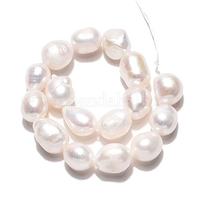 Нити из натурального культивированного пресноводного жемчуга PEAR-N028-07-1