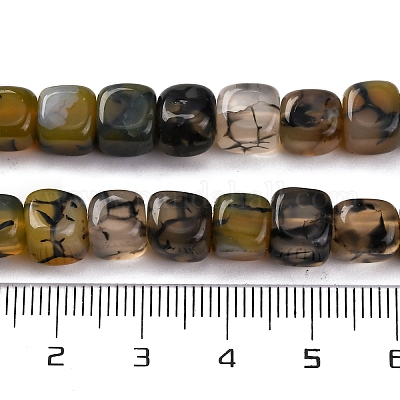 Природных вены драконов агат бисер нитей G-G177-E11-01-1