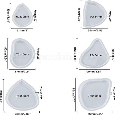 Наборы для изготовления силиконовых форм для брелоков своими руками DIY-OC0002-99-1