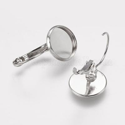 Латунная фурнитура Leverback для серег KK-C1244-P-1