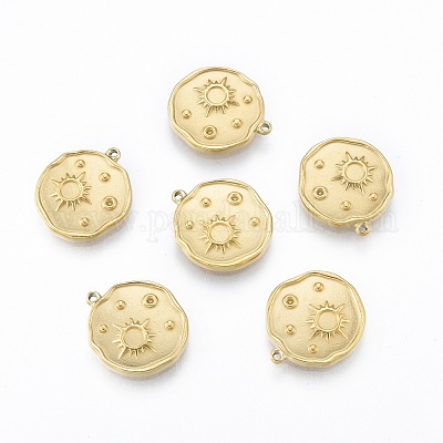 Ионное покрытие (ip) 304 нержавеющая сталь подвеска со стразами STAS-N097-251LG-1