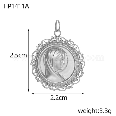 Подвески из нержавеющей стали 304 STAS-OY005-41P-01-1