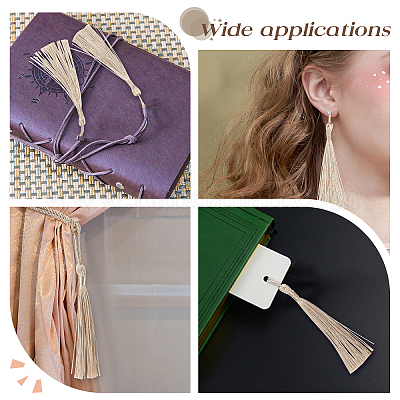 Handmade Soft Craft Mini Tassels DIY Loops 100 Pcs for Jewelry Making  Bookmark
