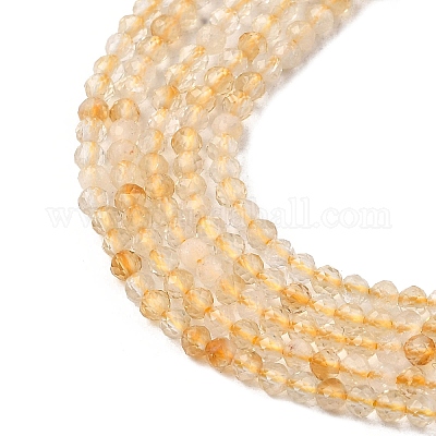Природный цитрин бисер нитей&nbsp;G-I289-02-1