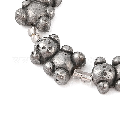 Гальванические натурального пирита бусы пряди G-Q187-02C-1