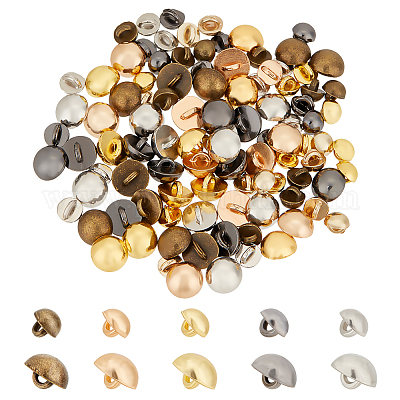 100 шт. 10 стиля пуговицы из сплава для одежды DIY-FG0004-79-1