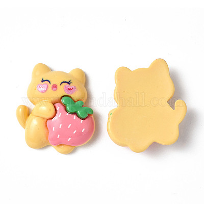 Непрозрачные кабошоны из смолы CRES-P023-06E-1