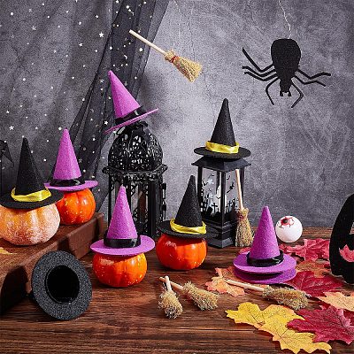 Колпак ведьмы своими руками / Шляпка ведьмы из фетра на Хэллоуин / DIY Withc Hat for Helloween