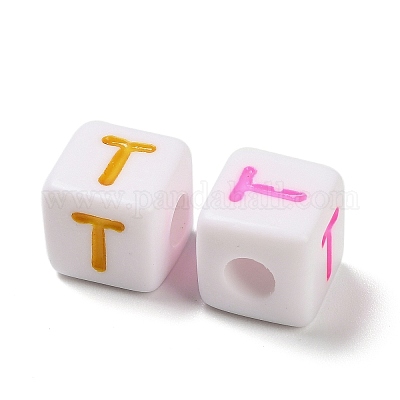 Непрозрачные акриловые бусины OACR-I022-01T-1