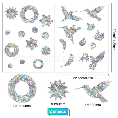 Rainbow Rhinestones Sticker Sheet, 6-Inch