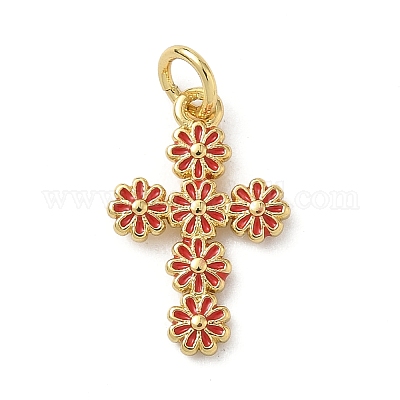 Латунь эмаль подвески KK-A273-02G-01-1