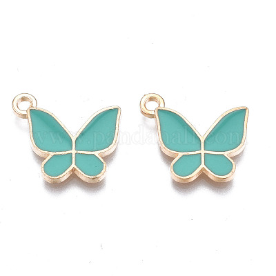 Подвески из эмали и сплава ENAM-T016-23C-RS-1