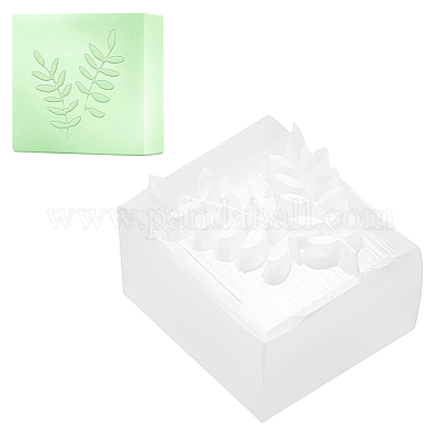  CRASPIRE Leaf Soap Stamp Handmade Resin Soap Stamp