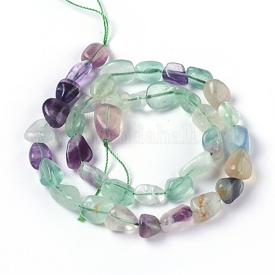 Природного флюорита бисер нитей G-L493-11-1